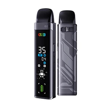 Uwell Caliburn G3 Pro Kit pod vape kit i Midnight Black med justerbar airflow og tydelig displayvisning