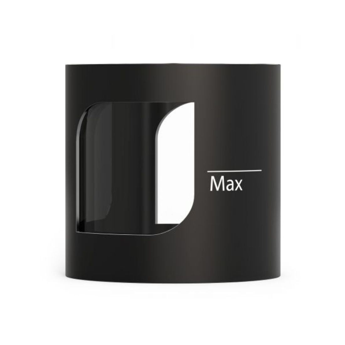 Aspire PockeX Pyrex Replacement Tube 2 ML sort udskiftningsrør i mat plast med Max markering