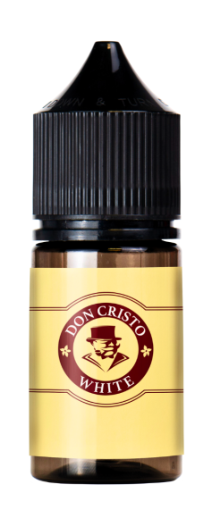 Don Cristo White 30 ML 7030 aromaolie i hvid og gylden flaske med 18 brug og 30 ml aroma