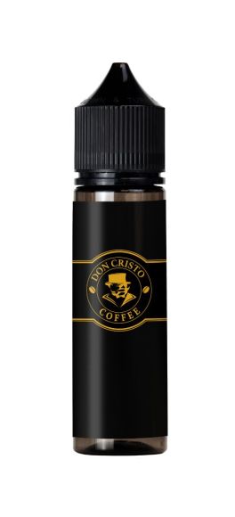 Don Cristo Black and Gold 20 ml 70 30 e-væske i sort glasflaske med guld kaffeetiket