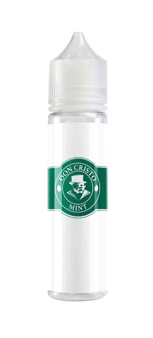 Don Cristo Mint 20ML 7030 e-væske i klar flaske med grøn mintetiket og 70 30 blanding