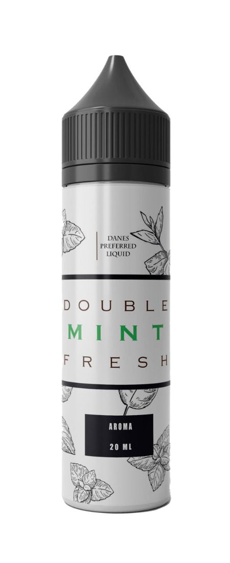 Danes Preferred Liquid Double Mint Fresh 20 ML nikotinsalt e-væske i 20 ml flaske med mynte og pebermynte