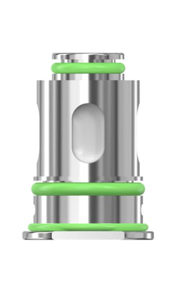 Eleaf GTL Coil 0.8 Ohm 5 stk, metalspole med grønne ringe og cylindrisk form