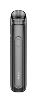 Aspire Flexus Q Kit pod vape kit i gunmetal med mesh coils og indbygget batteri, vist i tæt frontbillede