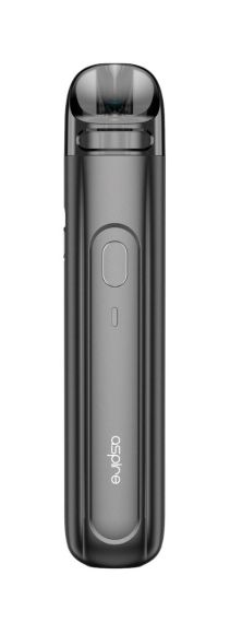 Aspire Flexus Q Kit pod vape kit i gunmetal med mesh coils og indbygget batteri, vist i tæt frontbillede