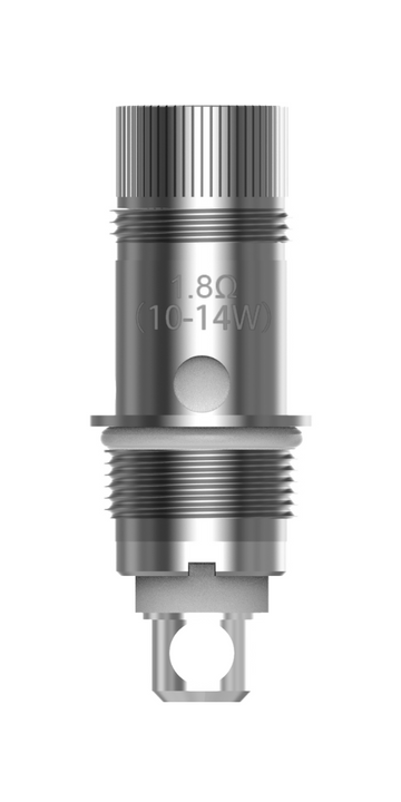 Aspire Nautilus BVC Coil 1.8 Ohm 5PCS fordamperhoved i gråt metal med 10 til 14 W markering