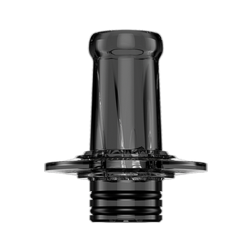 VOOPOO PnP Pod 2 Drip Tip 2 stykker i sort blank plast med tætsiddende pasform